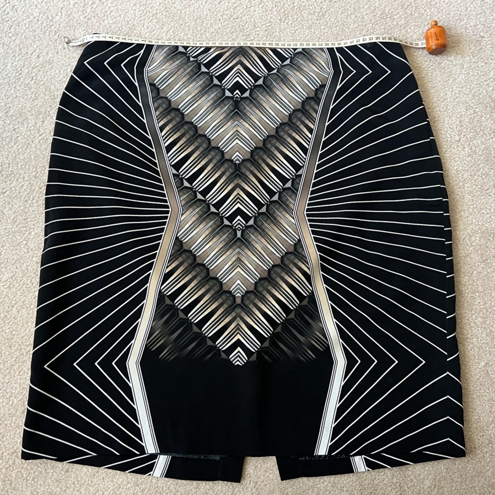 Worthington skirt, size 18, Art Deco print - Picture 5 of 8